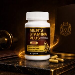 Mens Stamina Plus Capsules – Energy, Stamina & Vitality Support Supplement (30 Capsules)